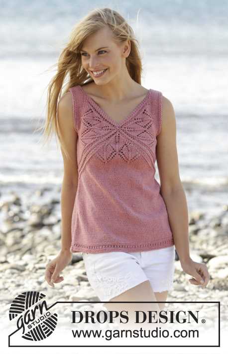 Cable knit tank top pattern
