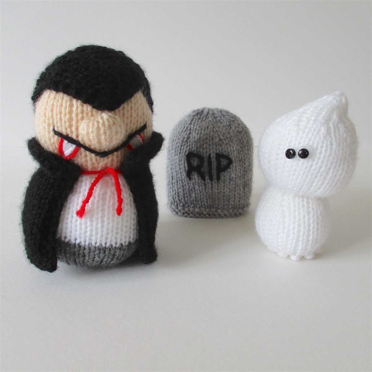Knitting patterns for halloween