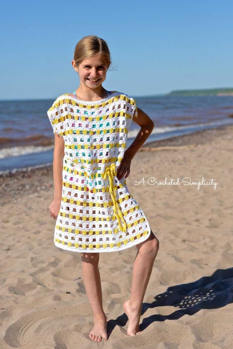 Knitted beach cover up pattern free