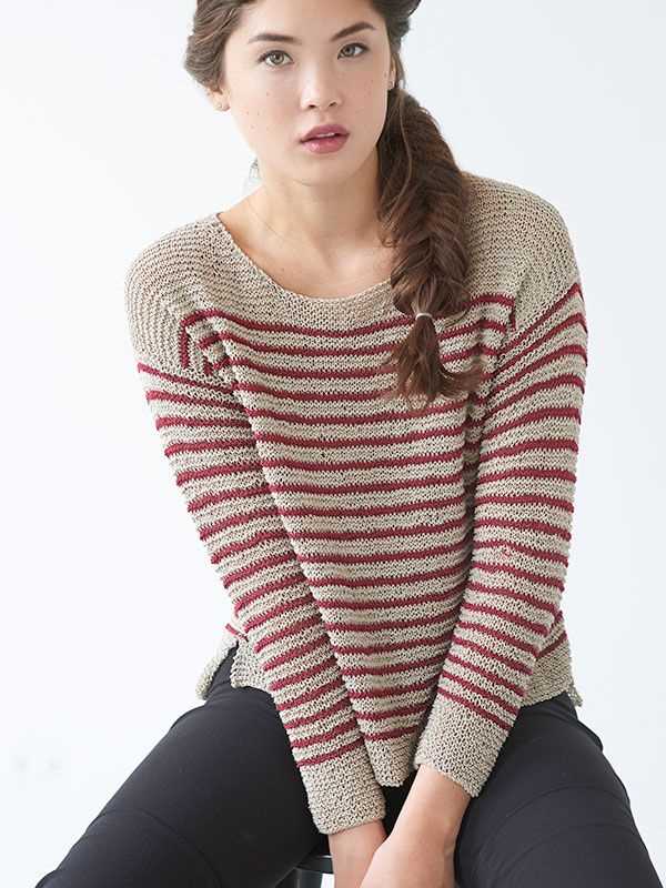 Beginner knitted sweater pattern