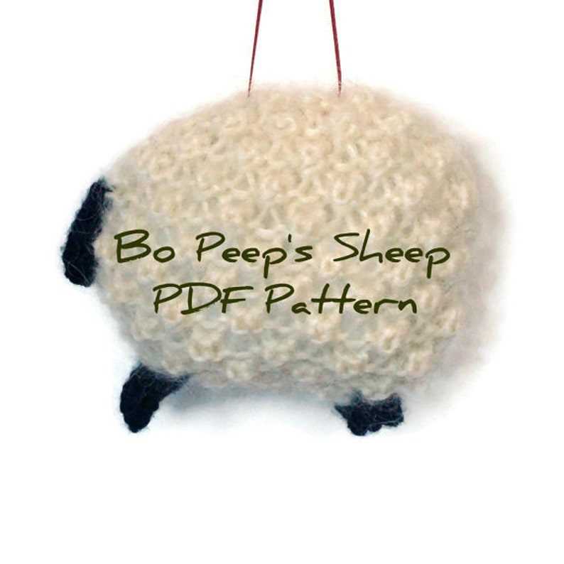 Knit sheep pattern