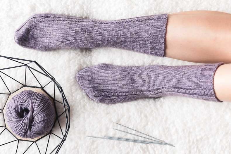 Free knit sock pattern