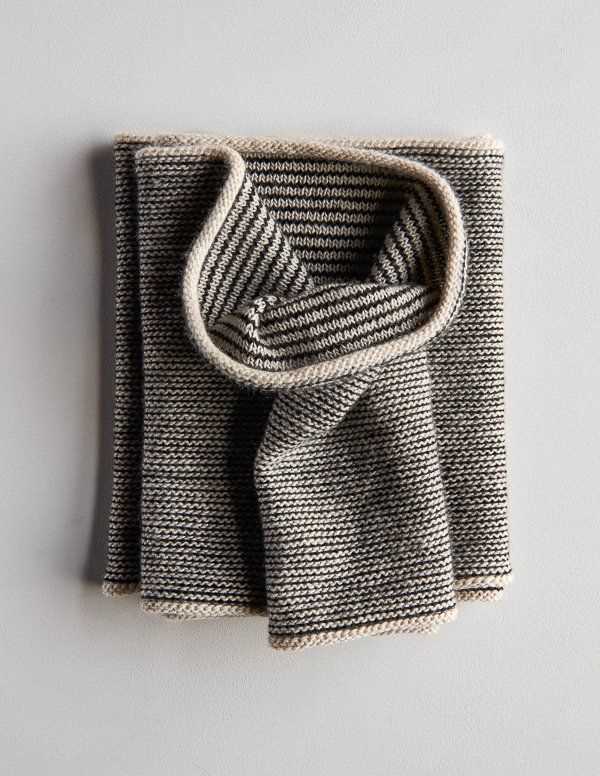 Knit 1 purl 1 scarf pattern