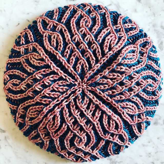 Brioche pattern knitting