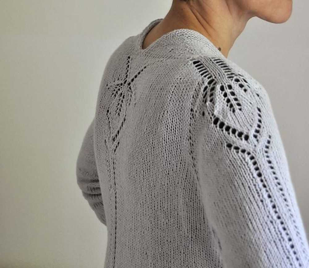 Crochet knit sweater pattern