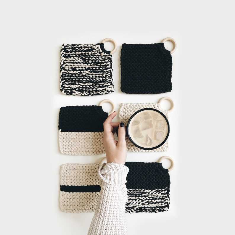 Knit coaster patterns