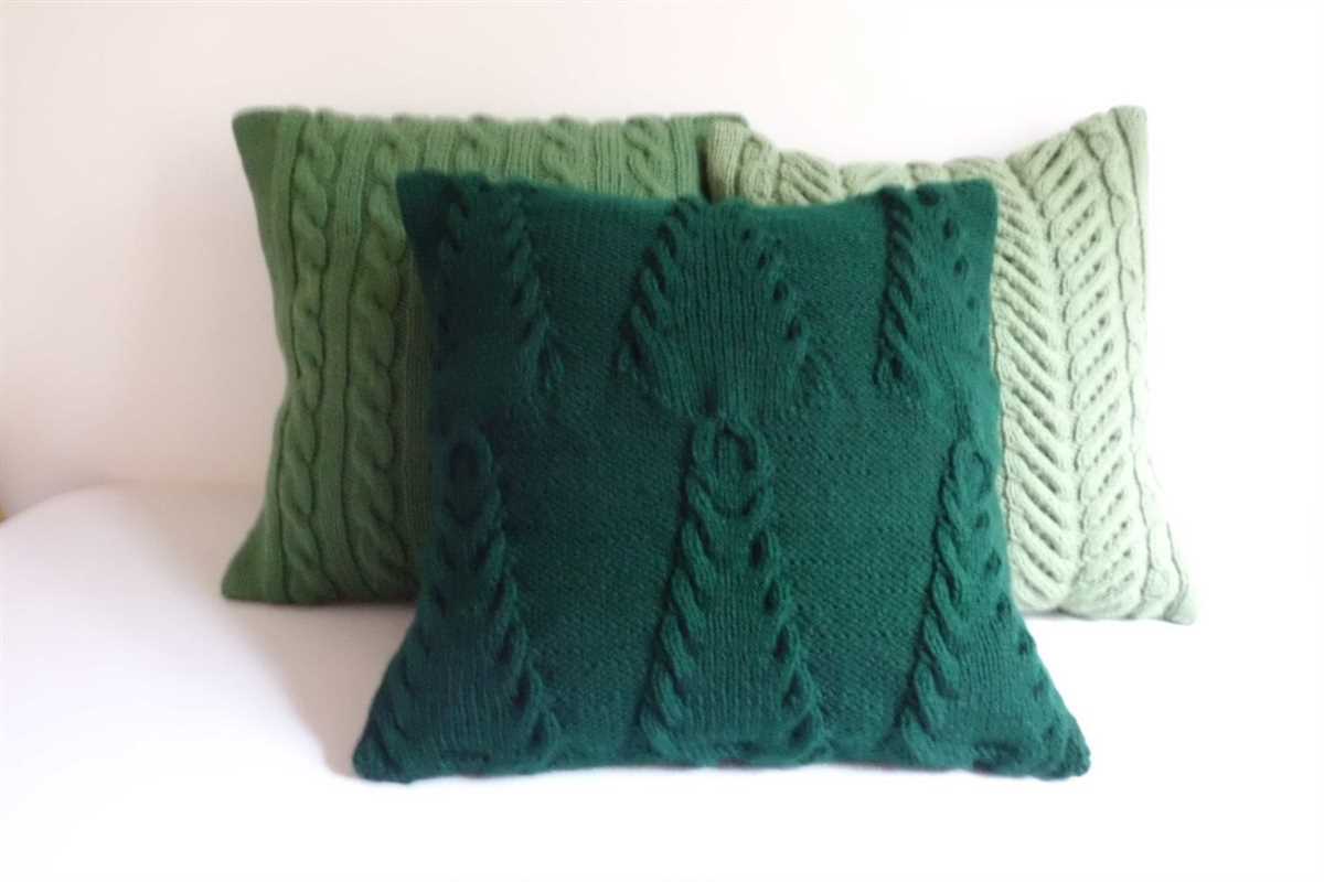 Knitted pillow patterns