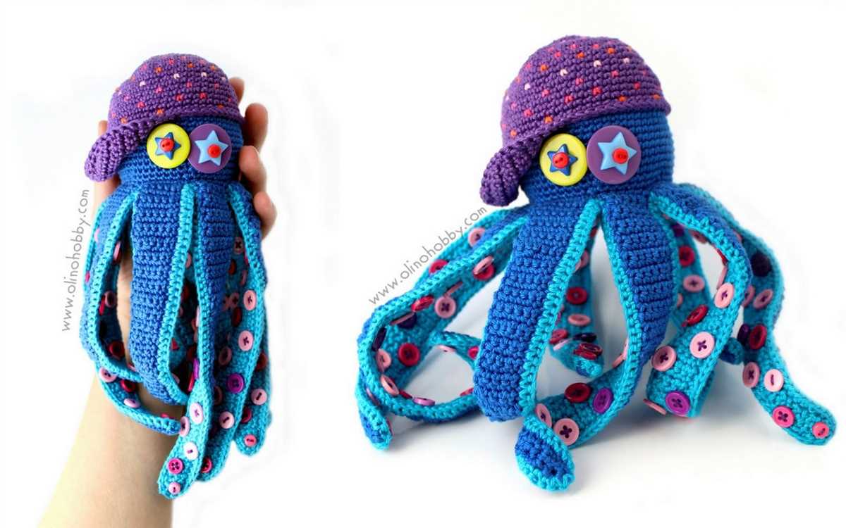 Loom knit octopus pattern