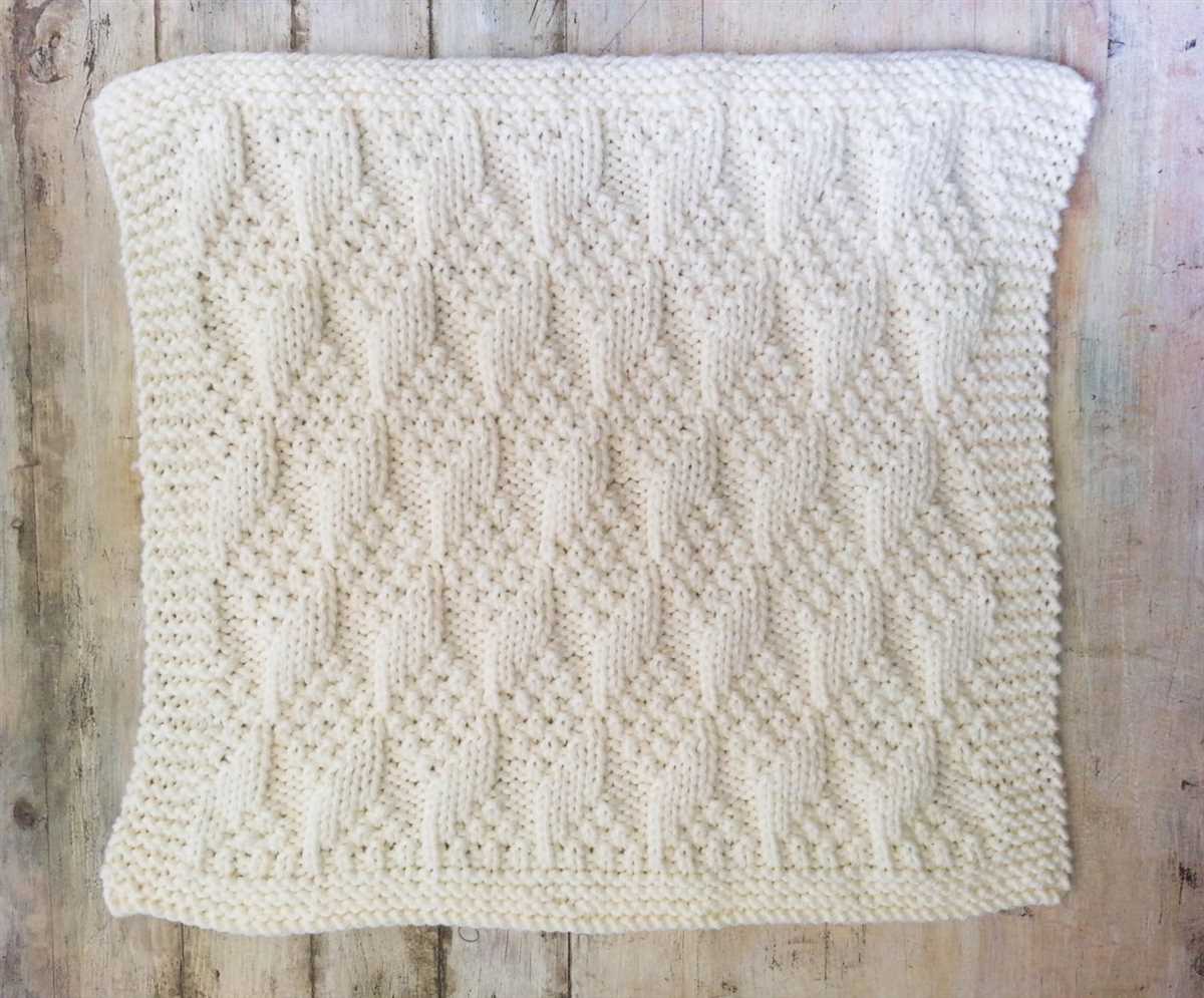 Free knitting patterns for bulky yarn blankets