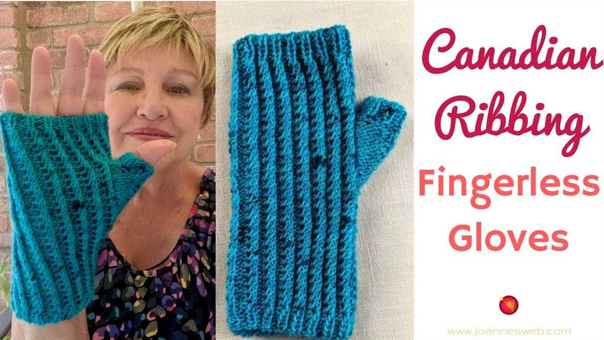 Chunky knit fingerless gloves pattern