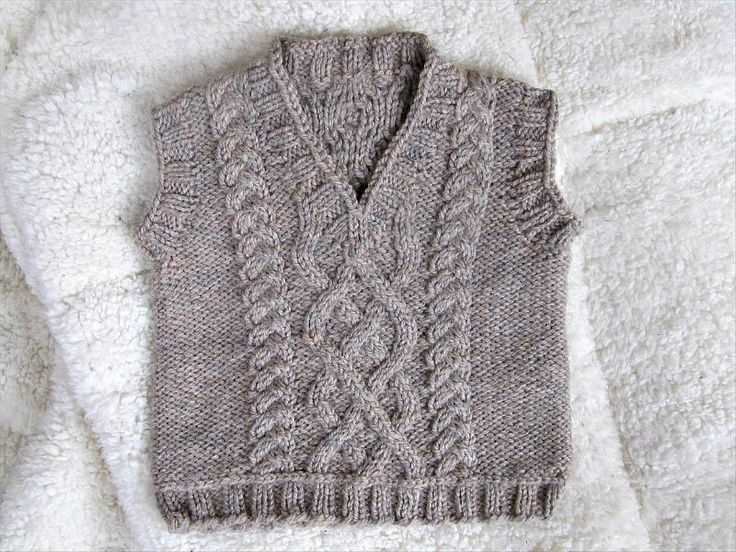 Classic vest knitting pattern