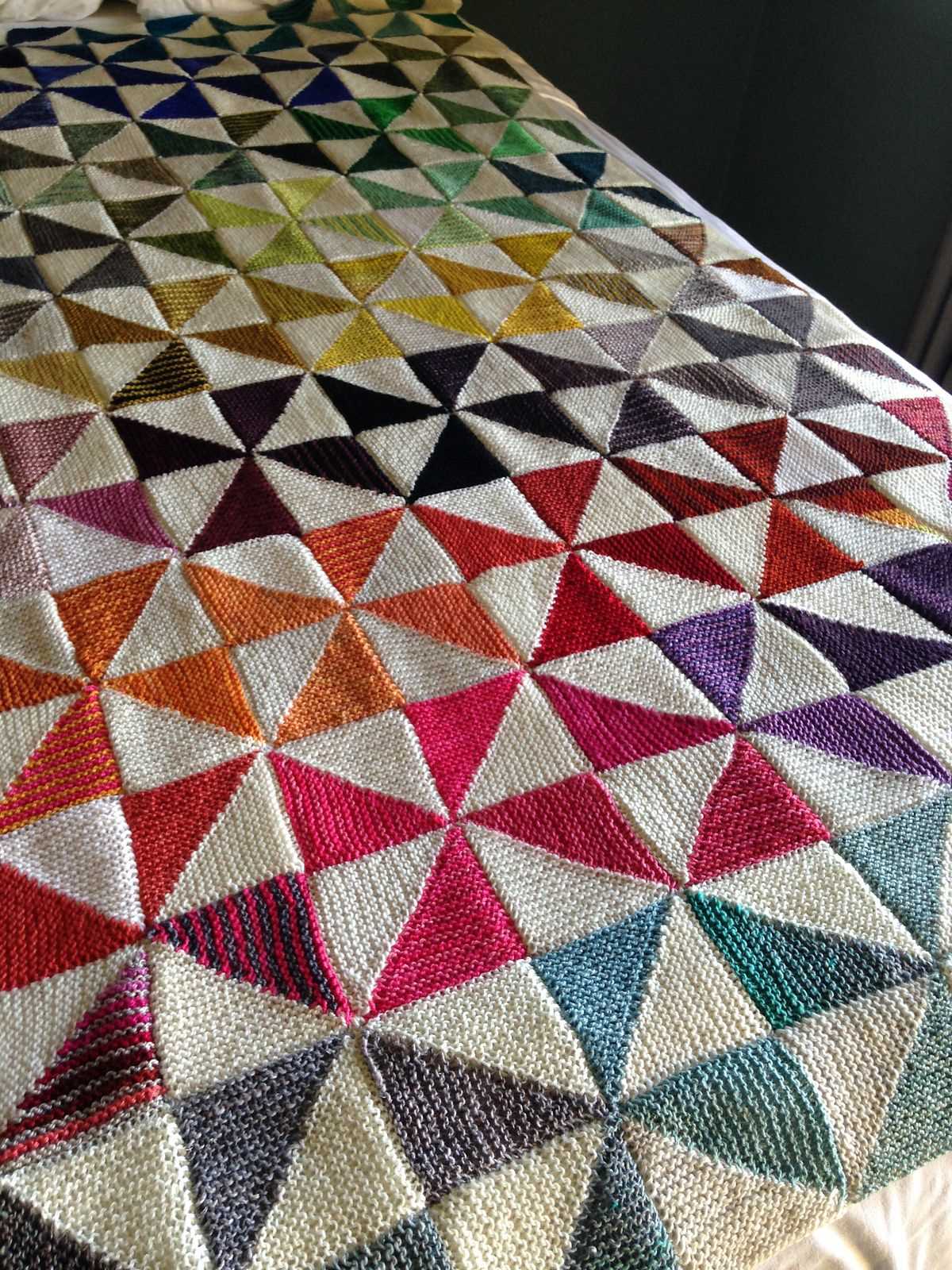 Knitting blanket patterns squares