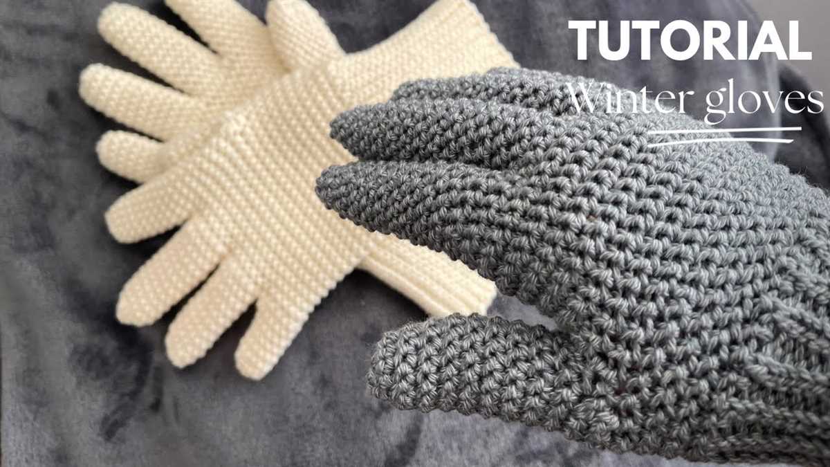 Fingerless gloves pattern knit