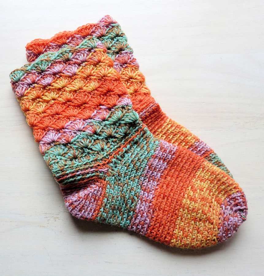 Learn to knit socks pattern