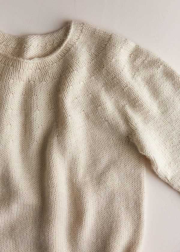 Easy knit raglan sweater pattern