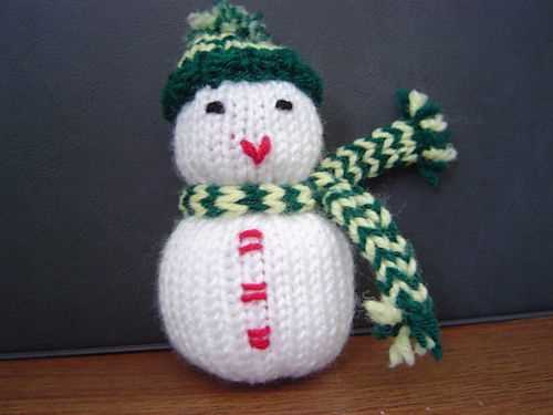Creating Cozy Snowman Ornaments with Knitting Knitted snowman ornament patterns