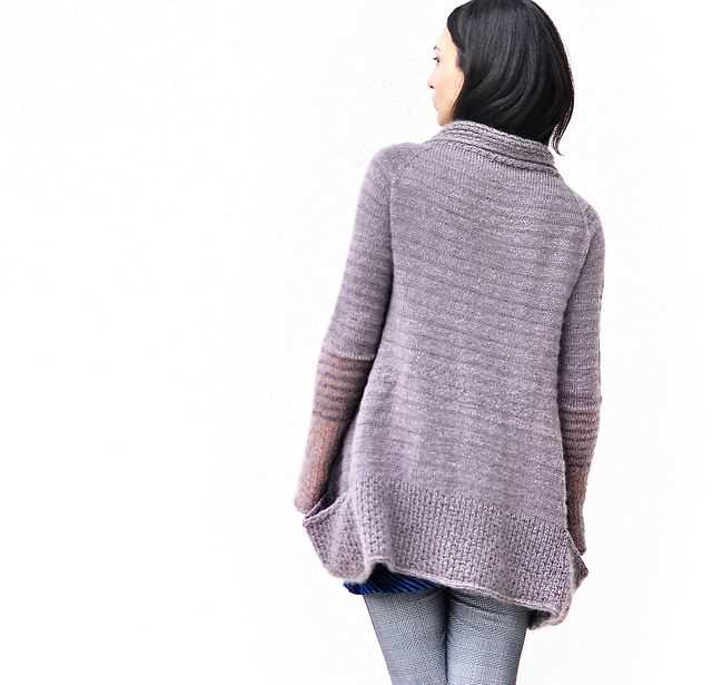 Lace weight cardigan knitting pattern