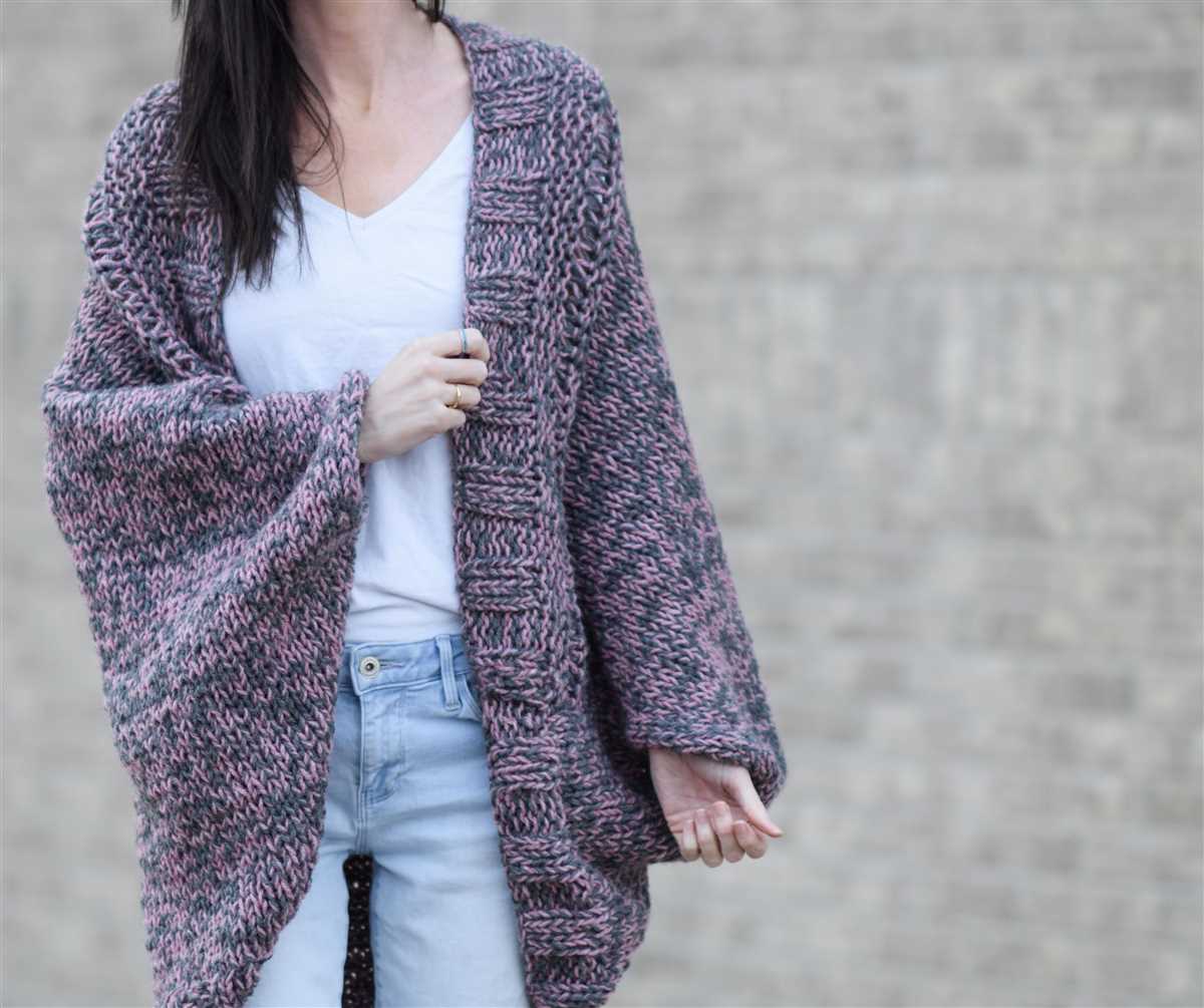 Knit your own cocoon cardigan with this free pattern Free cocoon cardigan knitting pattern