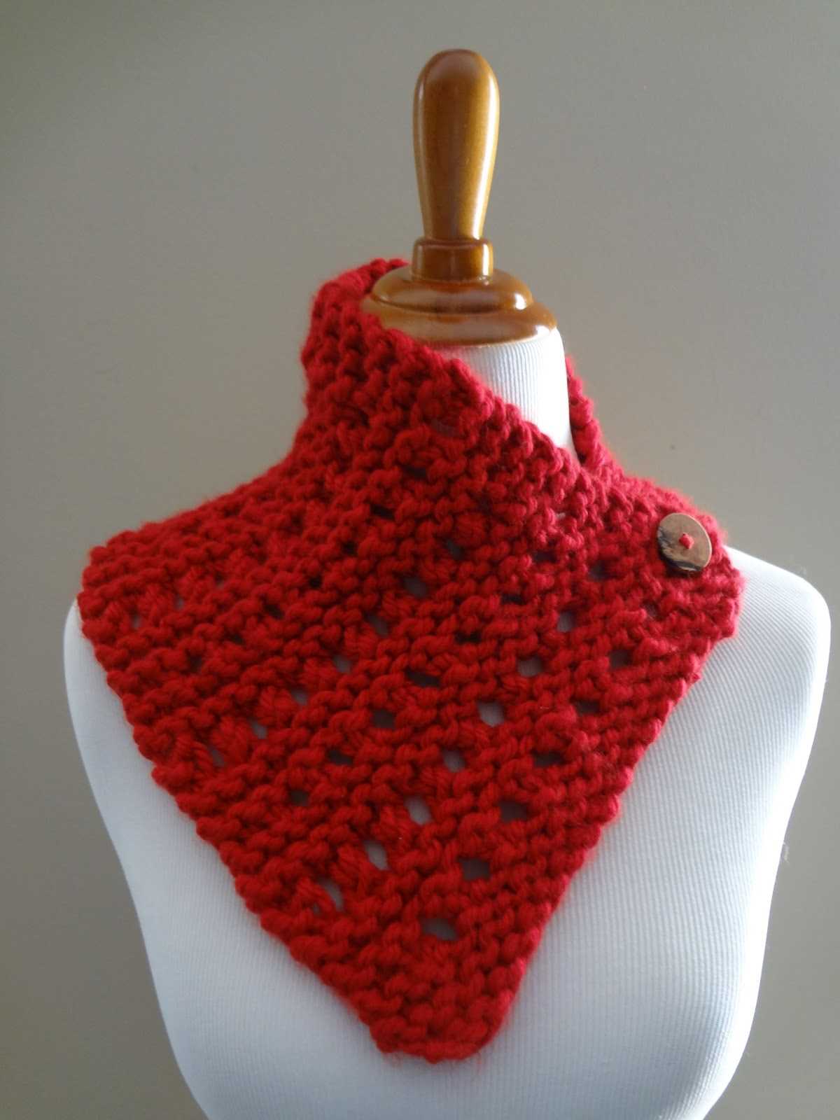 Neck warmer knitting pattern