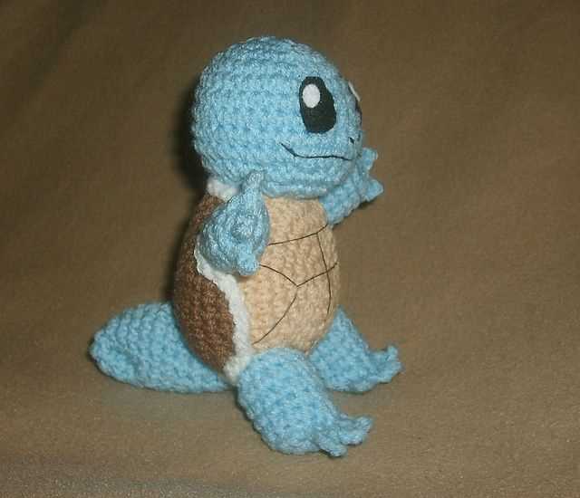 Squirtle knitting pattern