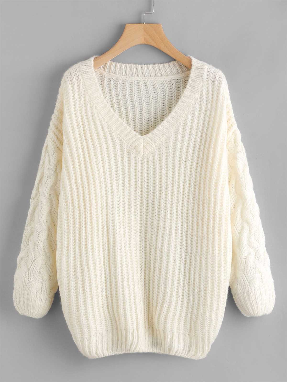 Oversized chunky knit sweater pattern free