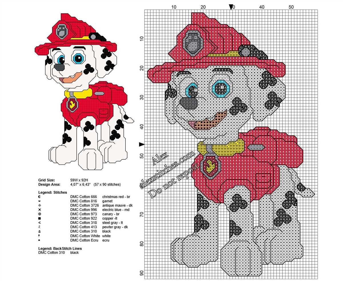 Marshall paw patrol knitting pattern
