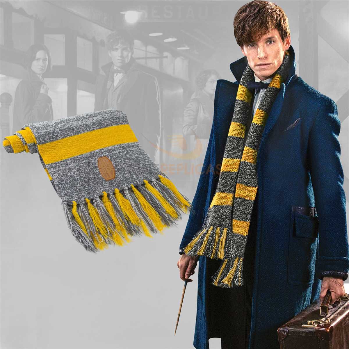 Newt scamander scarf knitting pattern