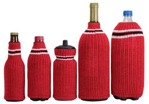 Knit beer bottle koozie pattern