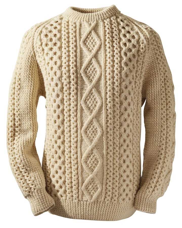Cable knit sweater mens pattern