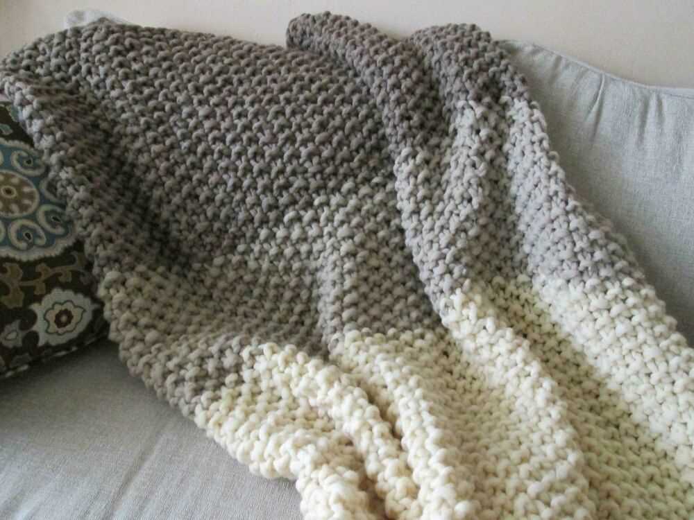 Patterns for knitting blankets throws