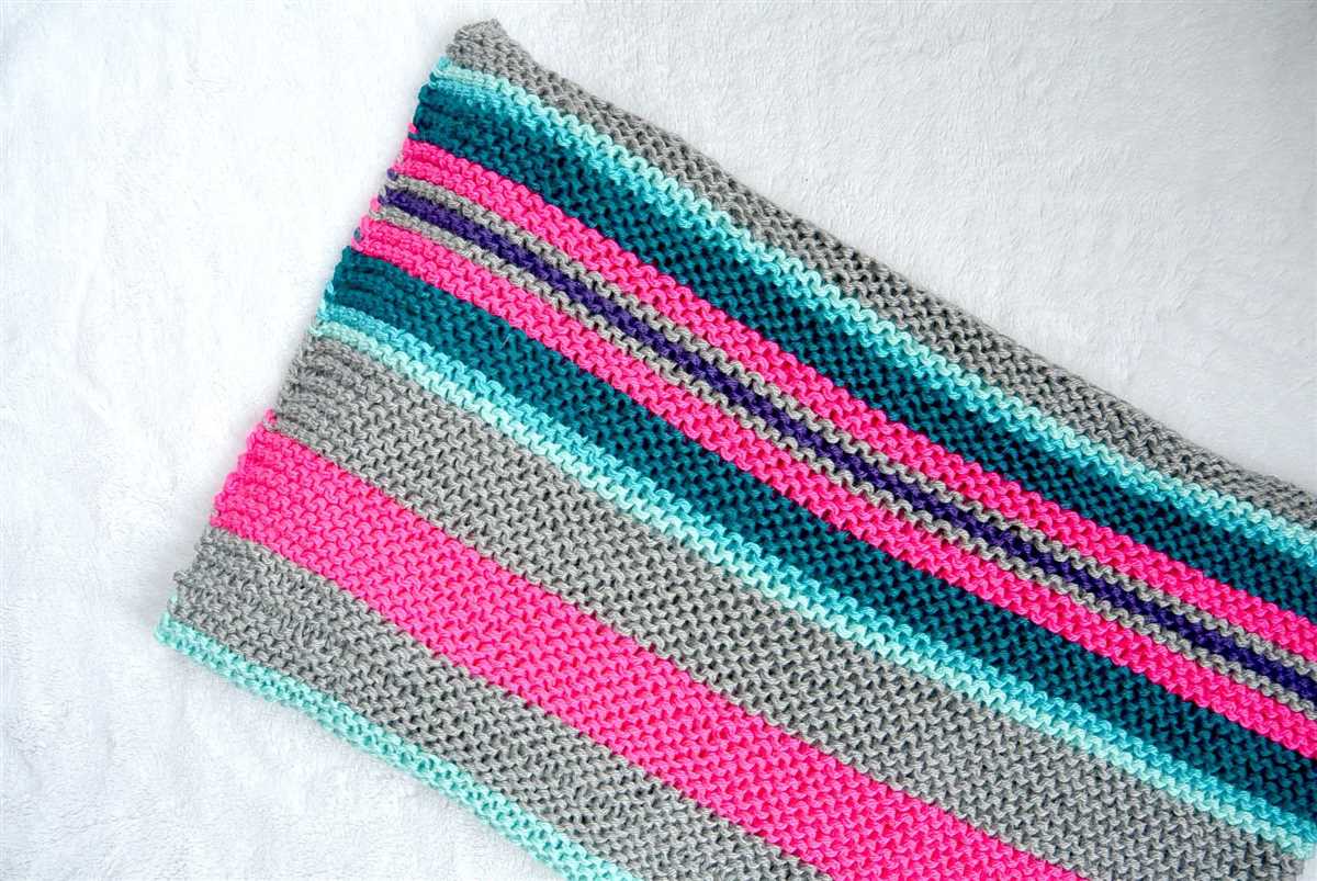 Patterns for knitting blankets throws