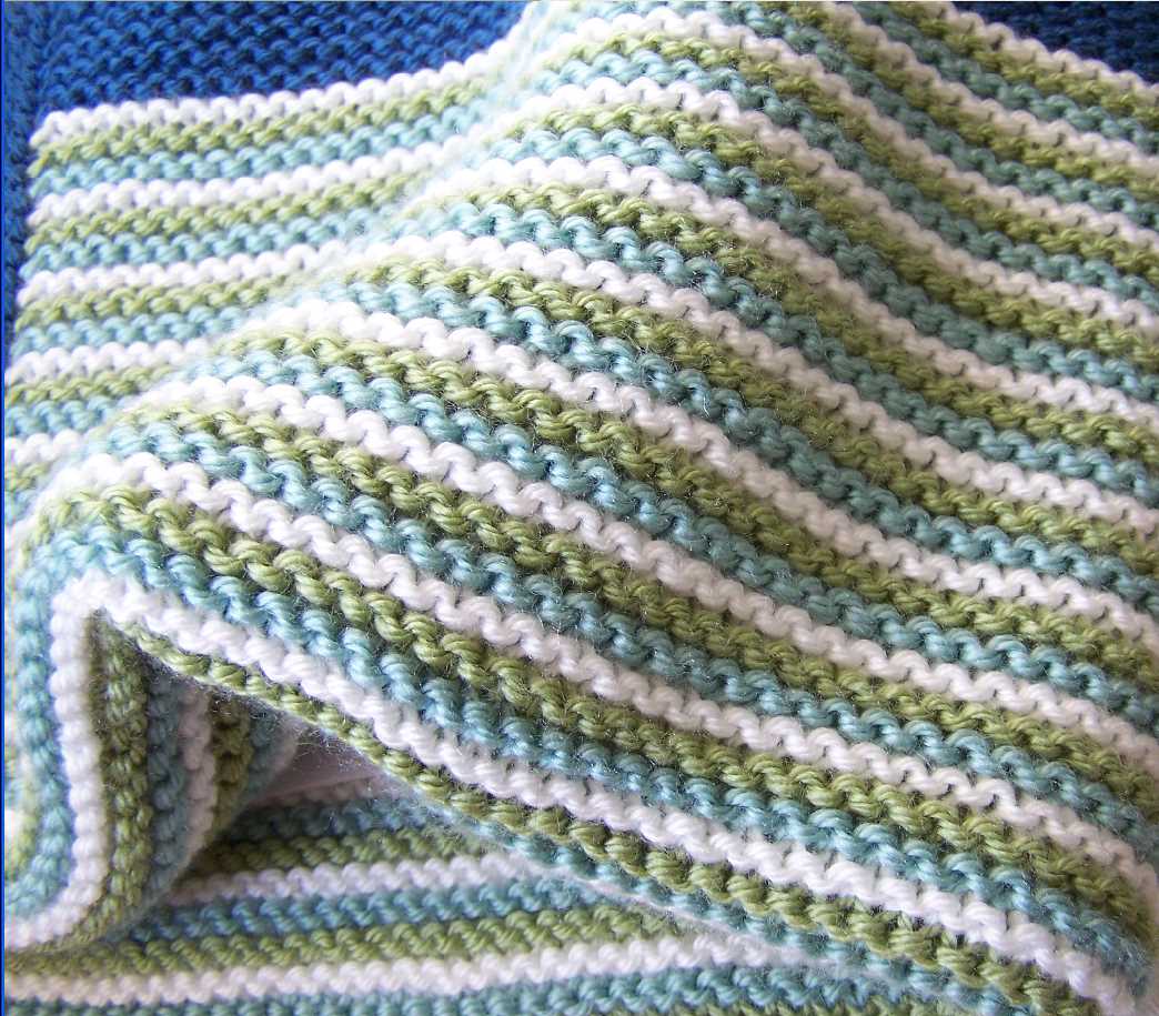 Patterns for knitting blankets throws