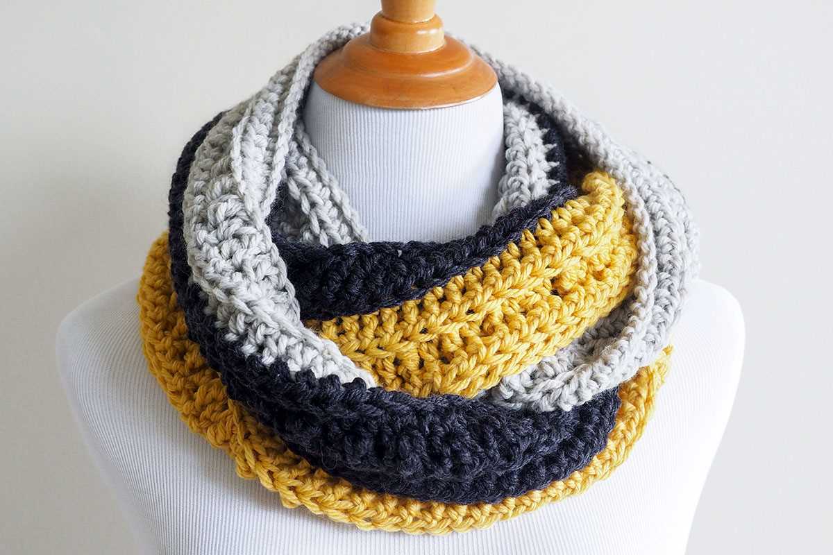 Easy chunky knit scarf pattern free