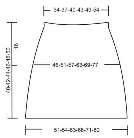 Free knit skirt pattern