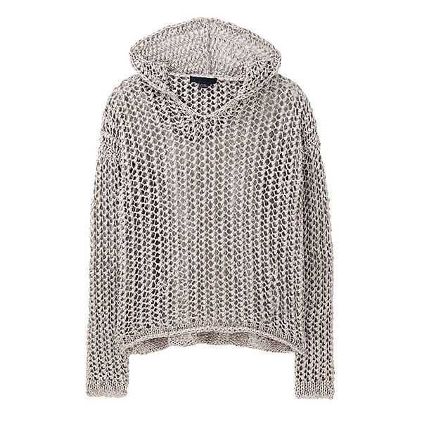 Sleeveless hoodie knitting pattern