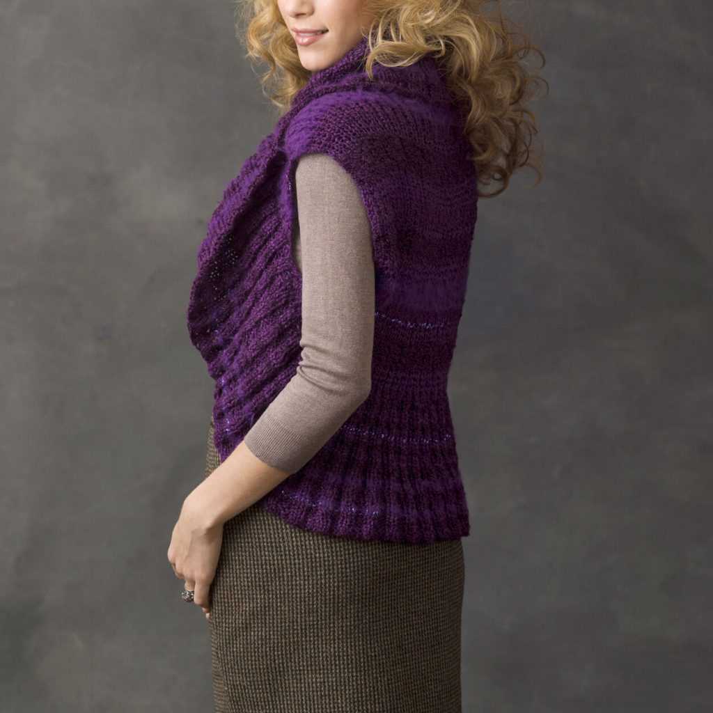Endless circle vest knitting pattern