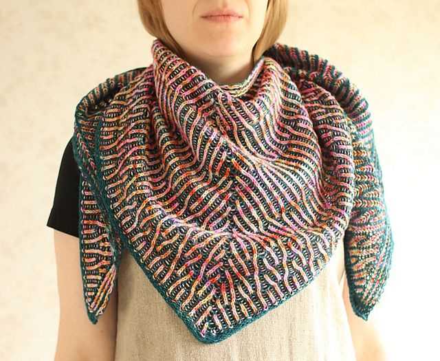 Penny scarf knitting pattern