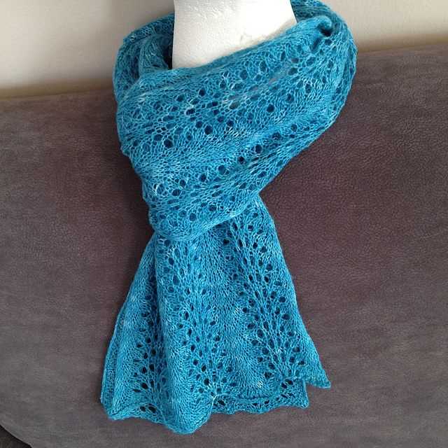 Easy knit scarves free patterns