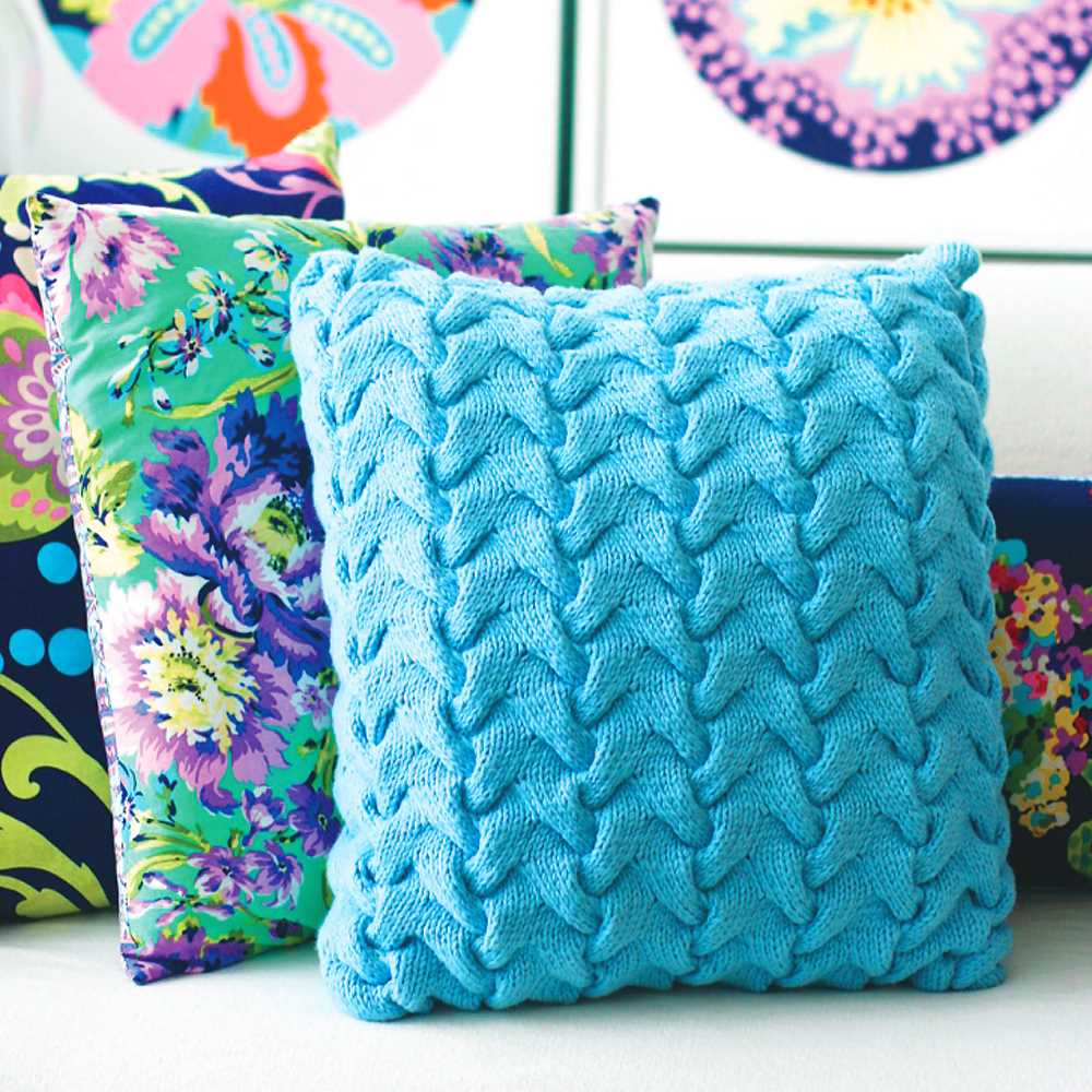 Knitted cushion covers free patterns
