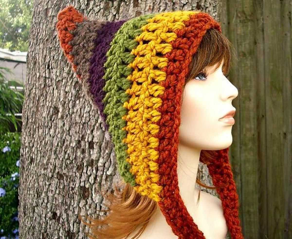 Pixie hat free knitting pattern