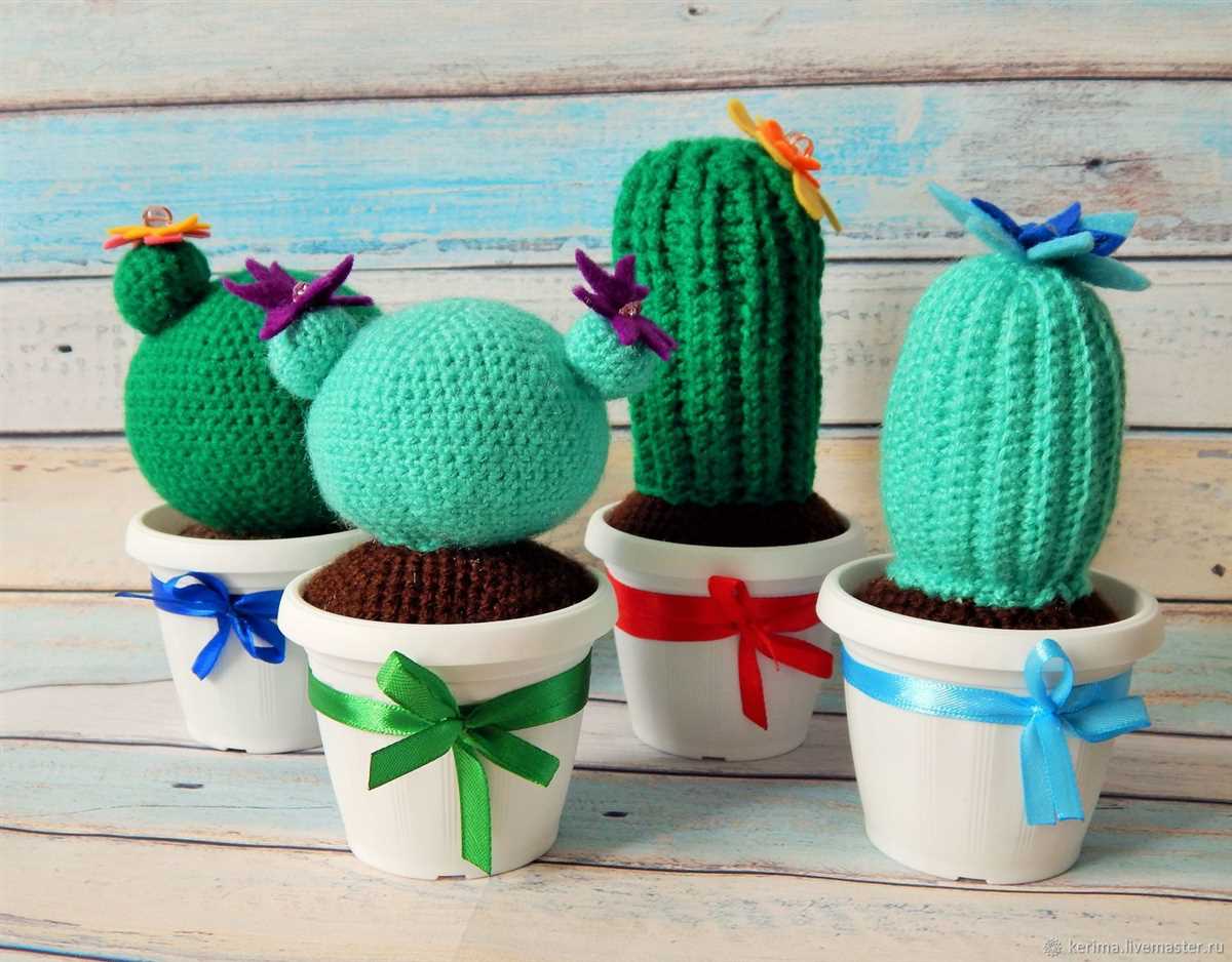 Knit cactus pattern free