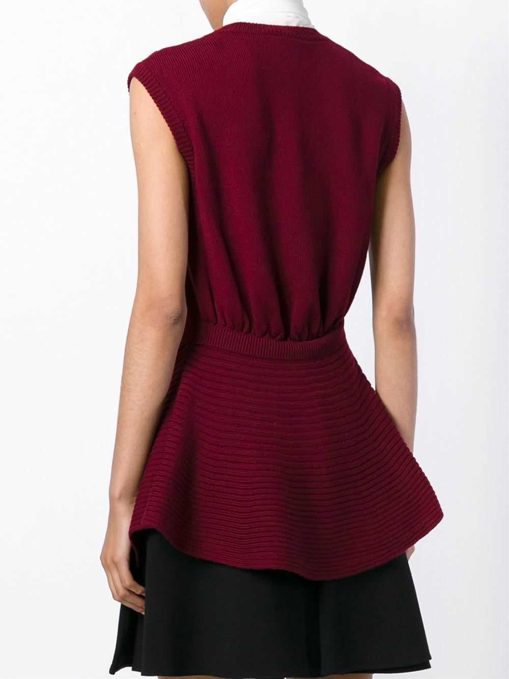 Knit peplum top pattern