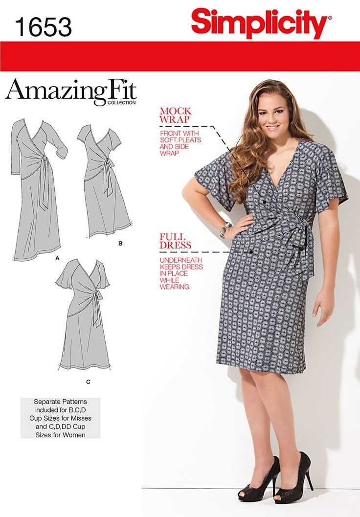 Plus size knit dress pattern
