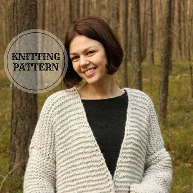 Plus size knitting patterns cardigan