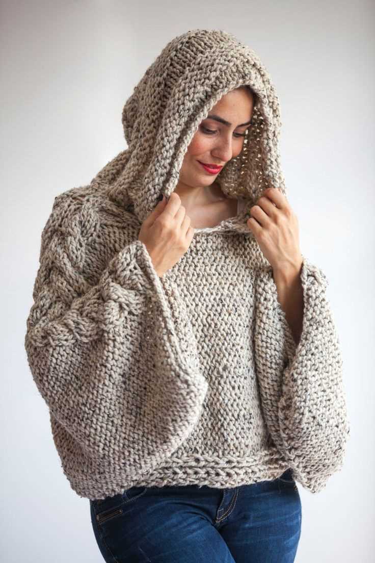 Plus size poncho knitting pattern