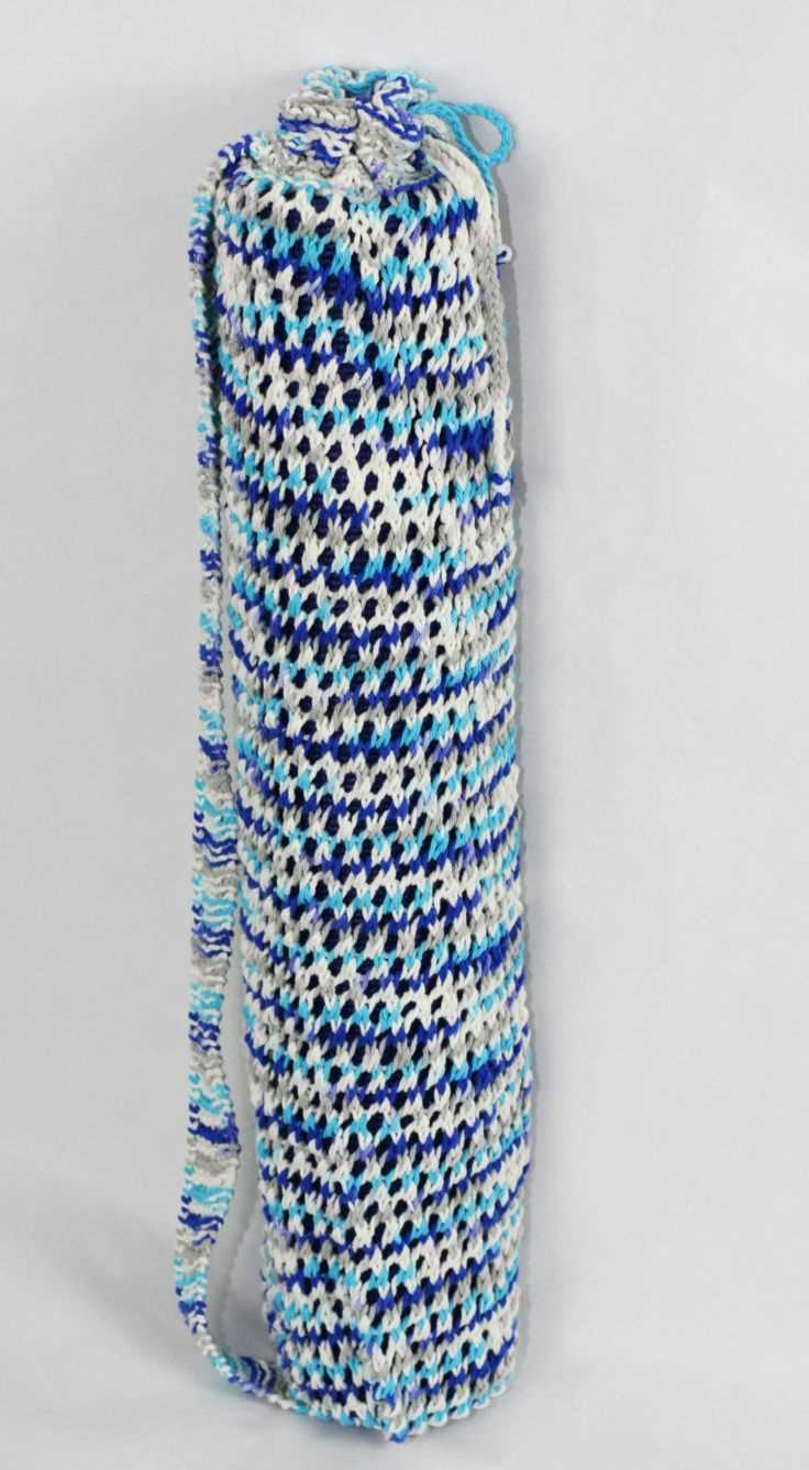 Knitting pattern for yoga mat bag
