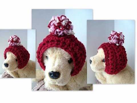 Knitted dog hats patterns free