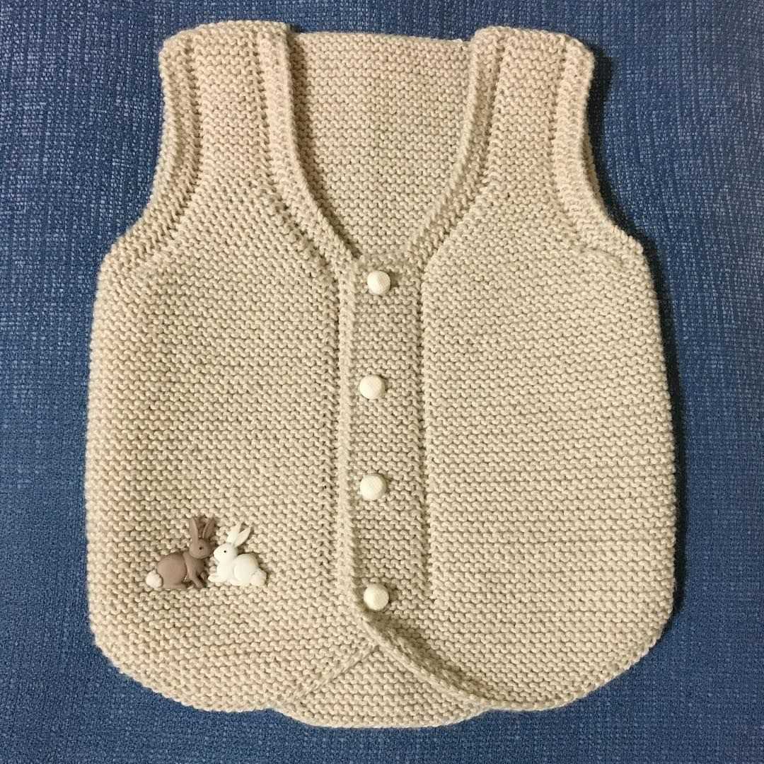 Endless circle vest knitting pattern