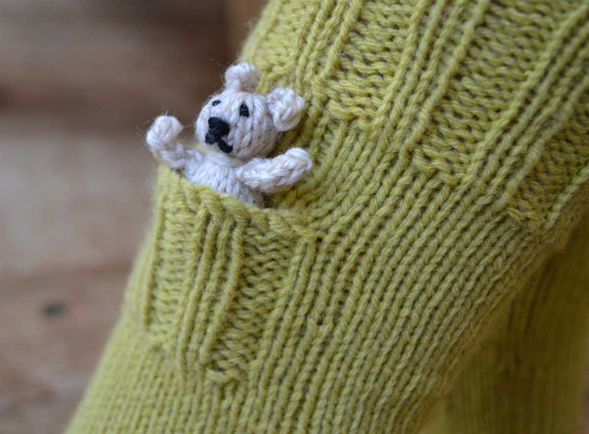Pocket buddies knitting pattern