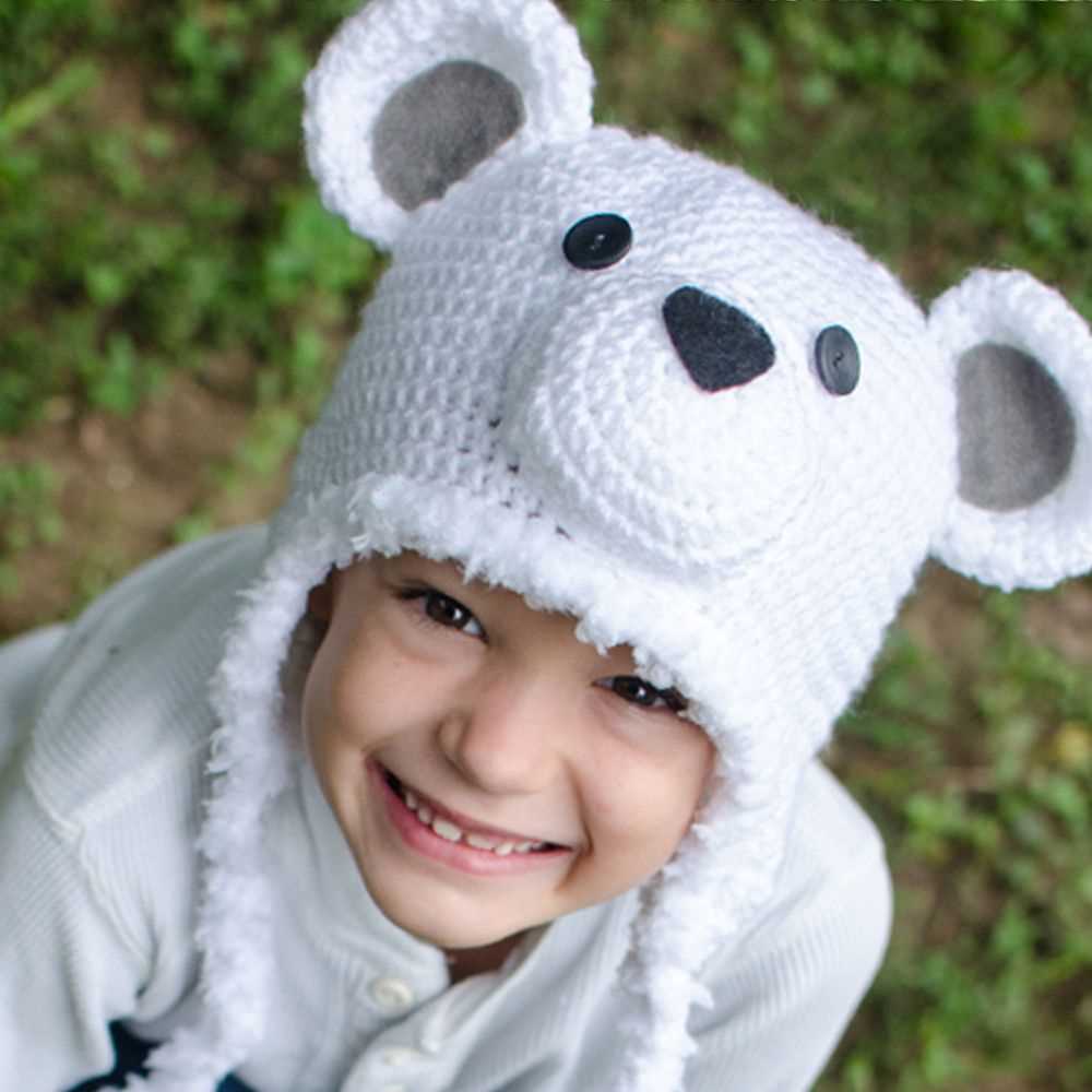 Polar bear hat knitting pattern free
